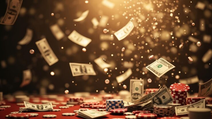 The Great Icescape paytable showing symbol values and winning combinations